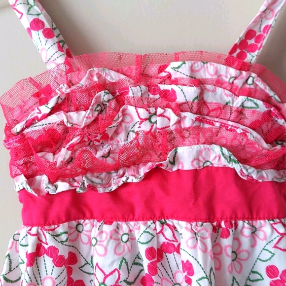 Penelope Mack Pink Floer Print Sundress, size 3T - Picture 3 of 5